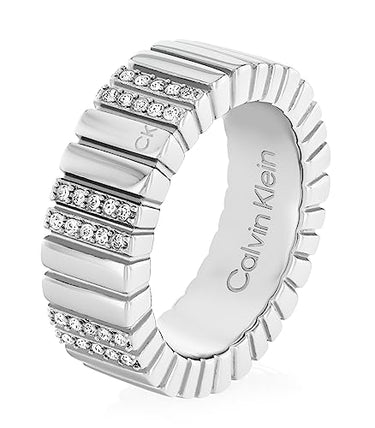 Calvin Klein ring für Damen Kollektion MINIMALISTIC METALS mit Kristallen - 35000440D im Sale